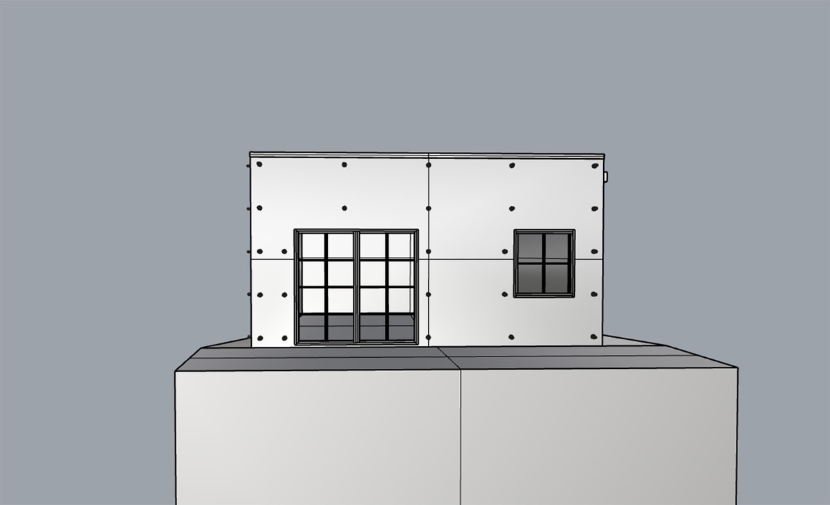 Economy House 2 planning image by Office of Alexei Haddad, Melbourne, 2024